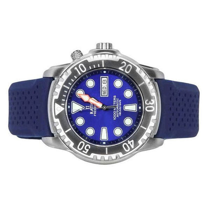 Verhältnis Free Diver Helium-Safe 1000M Saphir Automatik 1068HA90-34VA-BLU Herrenuhr