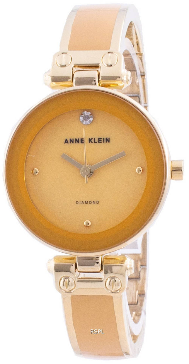 Anne Klein 1980MGGB Quarzdiamant Akzente Damenuhr