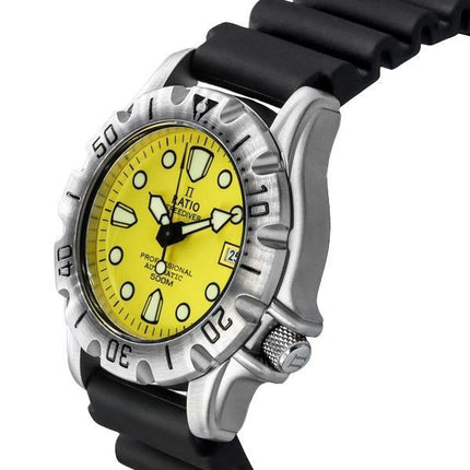 Ratio FreeDiver Professional 500M Saphir-Gelb-Zifferblatt Automatik 32BJ202A-YLW Herrenuhr