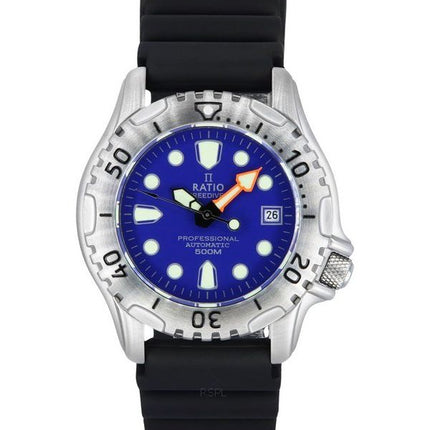 Ratio FreeDiver Professional 500M Saphirblaues Zifferblatt Automatik 32GS202A-BLU Herrenuhr