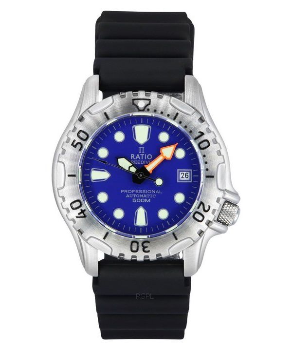 Ratio FreeDiver Professional 500M Saphirblaues Zifferblatt Automatik 32GS202A-BLU Herrenuhr