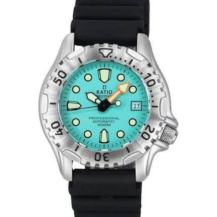 Ratio FreeDiver Professional 500M Saphir-Eisblaues Zifferblatt Automatik 32GS202A-IBLU Herrenuhr