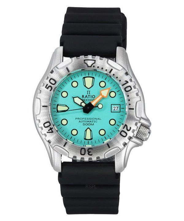 Ratio FreeDiver Professional 500M Saphir-Eisblaues Zifferblatt Automatik 32GS202A-IBLU Herrenuhr