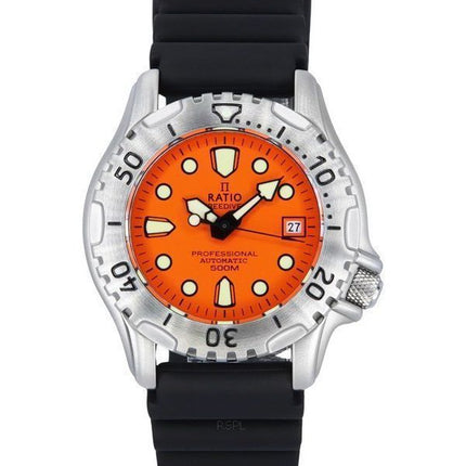 Ratio FreeDiver Professional 500M Saphir-Orange-Zifferblatt Automatik 32GS202A-ORG Herrenuhr