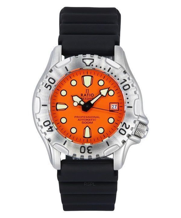 Ratio FreeDiver Professional 500M Saphir-Orange-Zifferblatt Automatik 32GS202A-ORG Herrenuhr