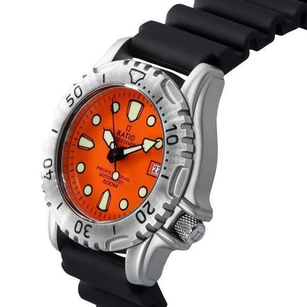 Ratio FreeDiver Professional 500M Saphir-Orange-Zifferblatt Automatik 32GS202A-ORG Herrenuhr