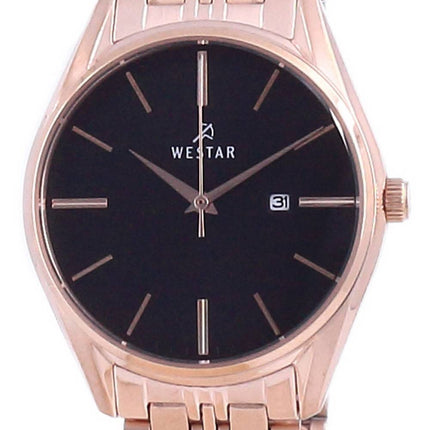 Westar Black Dial Two Tone Edelstahl Quarz 40210 PPN 603 Damenuhr