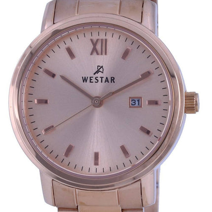 Westar RosÃ©goldfarbener Edelstahl Quarz 40245 PPN 609 Damenuhr