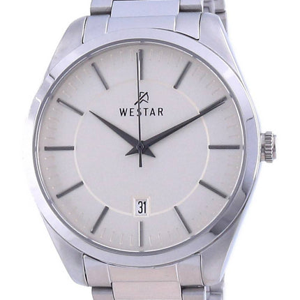 Westar Champagner Zifferblatt Edelstahl Quarz 50213 STN 102 Herrenuhr