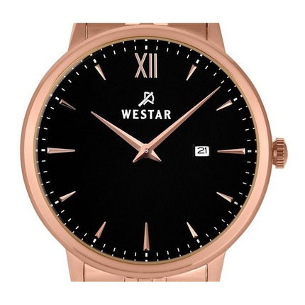 Westar Profile Edelstahl schwarzes Zifferblatt Quarz 50215PPN603 Herrenuhr