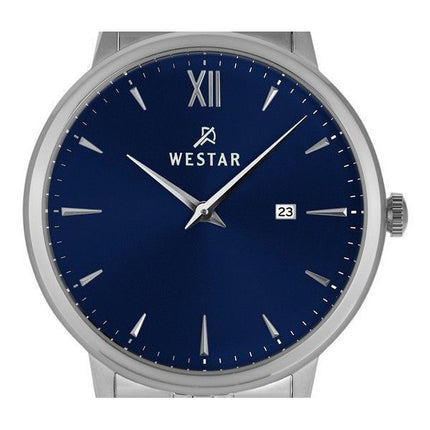 Westar Profile Edelstahl blaues Zifferblatt Quarz 50215STN104 Herrenuhr