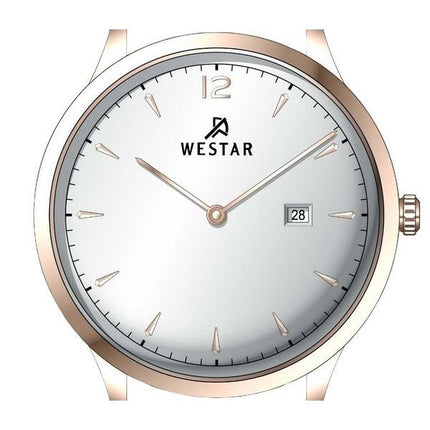 Westar Profile Lederarmband Silber Zifferblatt Quarz 50217PPN607 Herrenuhr