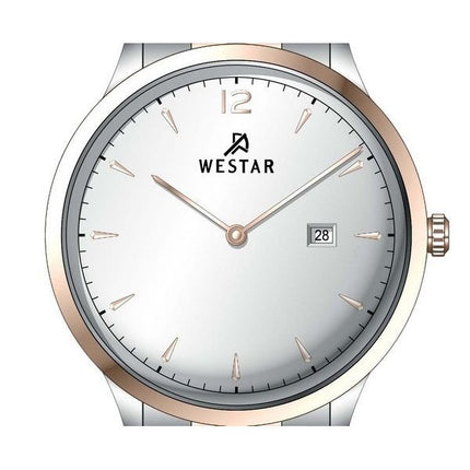 Westar Profile Edelstahl Silber Zifferblatt Quarz 50218SPN607 Herrenuhr