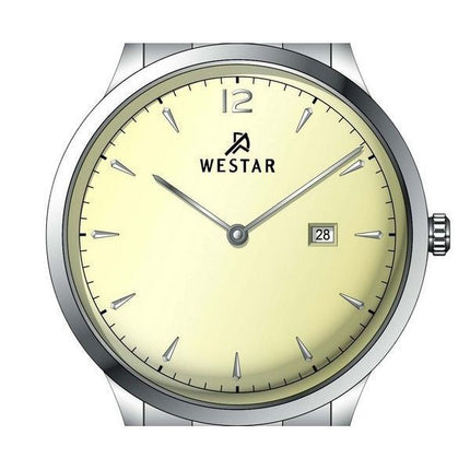 Westar Profile Edelstahl Licht Champagner Zifferblatt Quarz 50218STN102 Herrenuhr