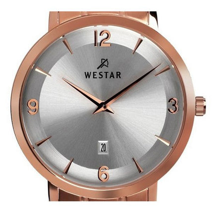 Westar Profile Edelstahl Silber Zifferblatt Quarz 50220PPN607 Herrenuhr