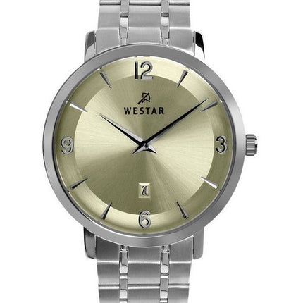 Westar Profile Edelstahl Champagner Zifferblatt Quarz 50220STN102 Herrenuhr