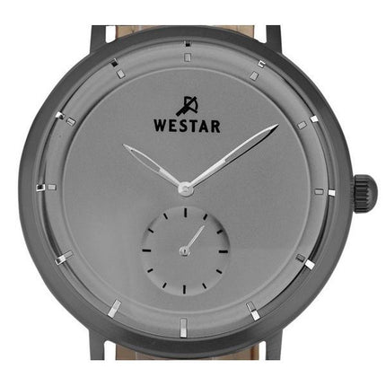 Westar Profile Lederarmband, graues Zifferblatt, Quarz 50246GGN106 Herrenuhr