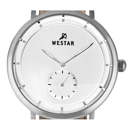 Westar Profile Lederarmband Silber Zifferblatt Quarz 50246STN187 Herrenuhr