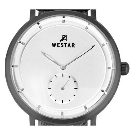 Westar Profile Edelstahl weißes Zifferblatt Quarz 50247GGN107 Herrenuhr