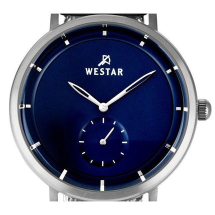 Westar Profile Edelstahl blaues Zifferblatt Quarz 50247STN104 Herrenuhr