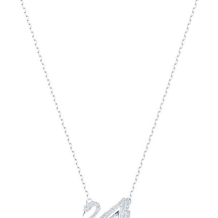 Swarovski Swan Weiße Rhodium-Halskette 5514421 für Damen