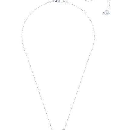 Swarovski Swan Weiße Rhodium-Halskette 5514421 für Damen