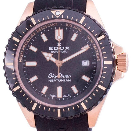 Edox Skydiver Neptunian Automatic Diver's 8012037RNNCANIR 80120 37RNNCA NIR 1000M Men's Watch