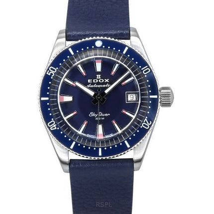 Edox Skydiver Limited Special Blue Dial Automatik Taucheruhr 80131 3BUC BUICO 300M Herrenuhr mit extra Armband