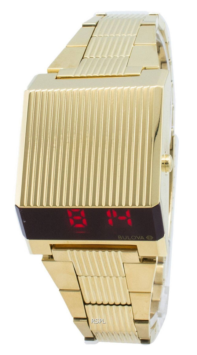 Bulova Computron 97C110 Quarz Herrenuhr