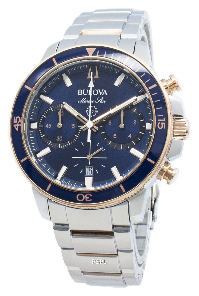 Bulova Marine Star 98B301 Chronograph Quarz Herrenuhr