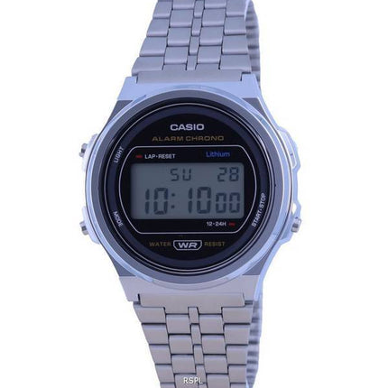 Casio A171 Vintage Edelstahl Resin Digital A171WE-1A A171WE-1 Unisex Uhr