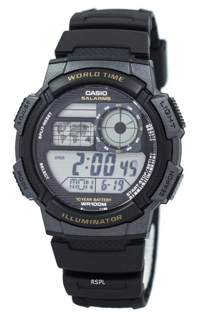 Casio Jugend digitalen Welt Zeit AE-1000W-1AV Herrenuhr