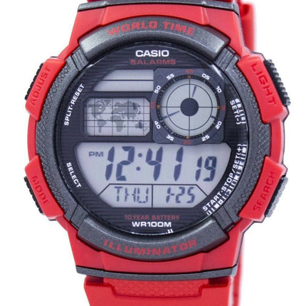 Casio Jugend Welt Zeit Alarm Welt Karte AE-1000W-4AV AE1000W-4AV Herrenuhr