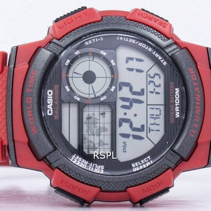 Casio Jugend Welt Zeit Alarm Welt Karte AE-1000W-4AV AE1000W-4AV Herrenuhr