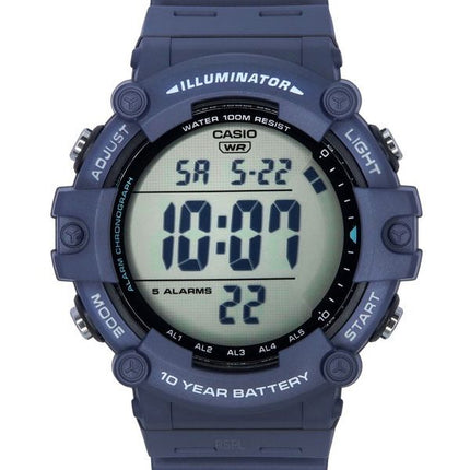 Casio Standard Digital Blue Resin Strap Quarz AE-1500WH-2A 100M Herrenuhr