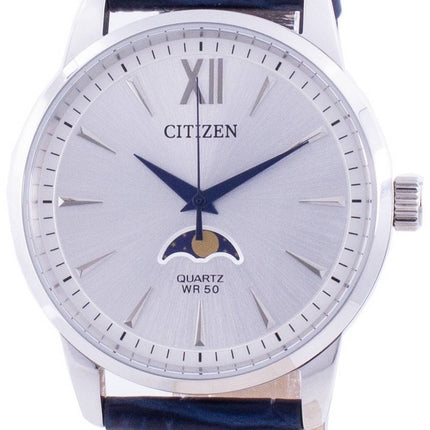 Citizen Moonphase Silber Zifferblatt Quarz AK5000-03A Herrenuhr