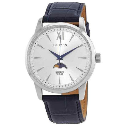 Citizen Moonphase Silber Zifferblatt Quarz AK5000-03A Herrenuhr