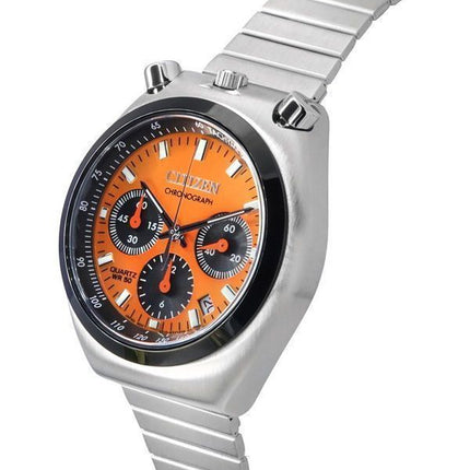 Citizen Bullhead Tsnuo Chronograph Limited Edition Edelstahl Orange Zifferblatt Quarz AN3660-81X Herrenuhr