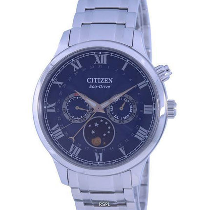 Citizen Mondphase blaues Zifferblatt Edelstahl Eco-Drive AP1050-81L Herrenuhr