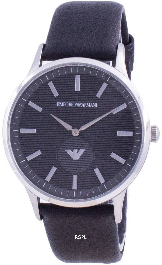 Emporio Armani Renato Schwarzes Zifferblatt Quarz AR80039 Herrenuhr