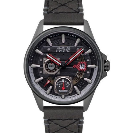 AVI-8 Hawker Harrier Farley Multifunktions-Herrenuhr, Nachthimmel, schwarzes Zifferblatt, Quarz, AV-4098-04