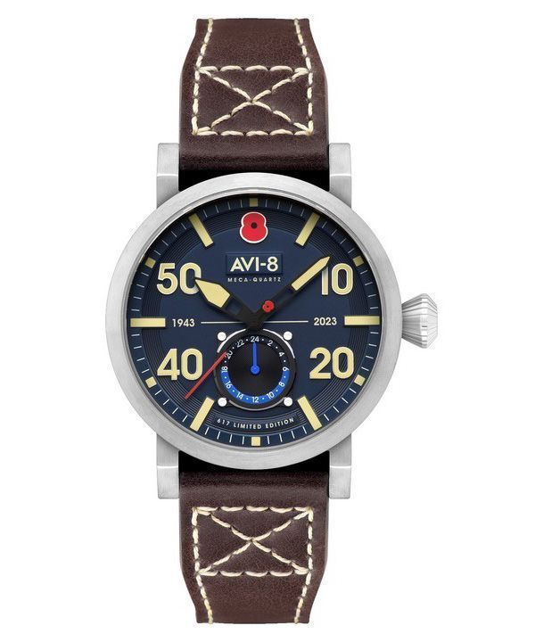 AVI-8 Dambuster 80. Jahrestag Royal British Legion Meca-Quartz Limited Edition Marineblau AV-4108-RBL-02 Herrenuhr