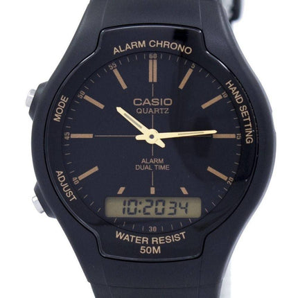 Casio Alarm Chrono Dual Time Quarz AW-90H-9EVDF AW90H-9EVDF Herrenuhr