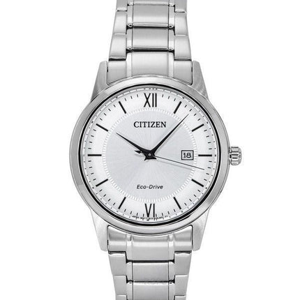 Citizen Eco-Drive Edelstahl Silber Zifferblatt AW1780-84A Herrenuhr