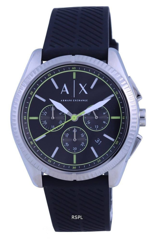 Armani Exchange Giacomo Chronograph schwarzes Zifferblatt Quarz AX2853 Herrenuhr