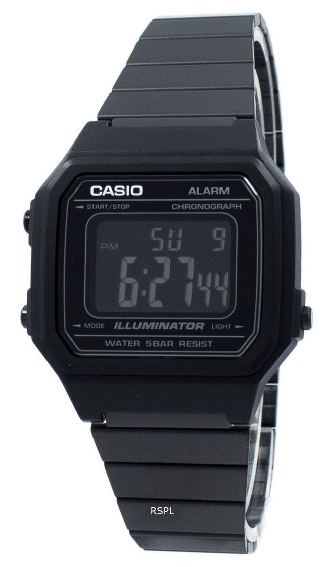 Casio Illuminator Chronograph Alarm Digital B650WB-1B Unisexuhr