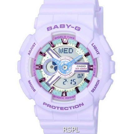 Casio Baby-G Analog Digital Pastel Meets Metallic Quarz BA-110XPM-6A BA110XPM-6 100M Damenuhr