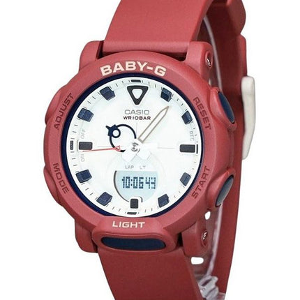 Casio Baby-G Analog-Digital-Bio-Harzarmband mit weißem Zifferblatt und Quarz BGA-310RP-4A 100M Damenuhr