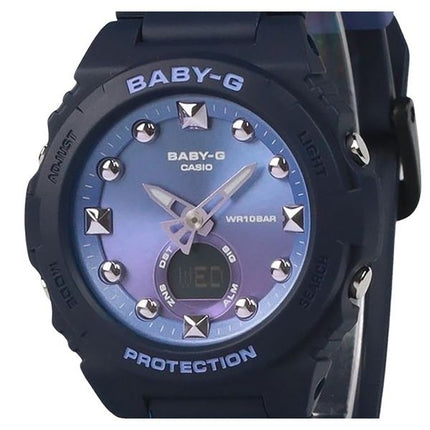 Casio Baby-G Analog-Digital-Harzarmband violettes Zifferblatt Quarz BGA-320-2A 100M Damenuhr