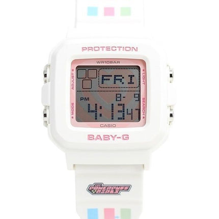 Casio Baby-G Plus The Powerpuff Girls Collaboration Digital Quartz BGD-10KPP-7 100M Damenuhr mit speziellem Halter